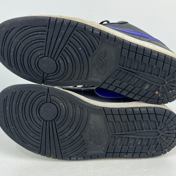 Nike Air Jordan Sneakers Size 10 Black Purple Lace Up Round Toe Low 553558-075 - Picture 6 of 9